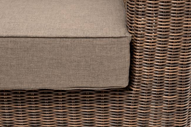 "Боно" лаунж-зона из искусственного ротанга, цвет коричневый