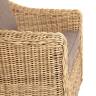 "Кон Панна" кресло из искусственного ротанга, цвет соломенный