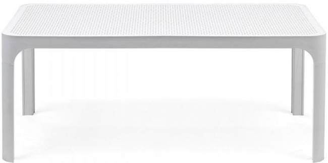 Столик пластиковый журнальный Net Table 100 белый 1000х600х400 мм