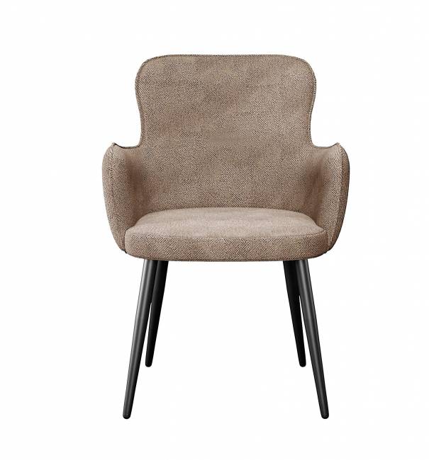 Стул DikLine 503 поворотный SB4 бежевый, ножки черные