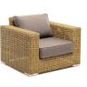 "Боно" лаунж-зона из искусственного ротанга, цвет соломенный