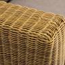 "Боно" лаунж-зона из искусственного ротанга, цвет соломенный