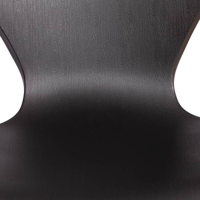 Стул Якобсен/Jacobsen (мод.DC 102-1)/1 шт. в упаковке пластик/металл, 45х54.5х80см, черный/черный черный пластик/металл