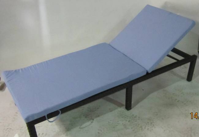 Усиленный плетеный шезлонг Strong