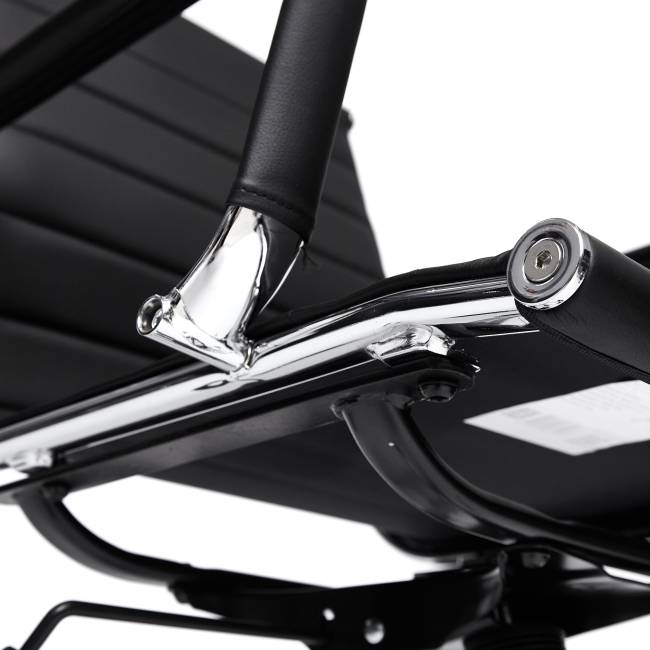 Кресло Урбан-Лоу/Urban-Low кож/зам, черный, 36-6 черный кож/зам