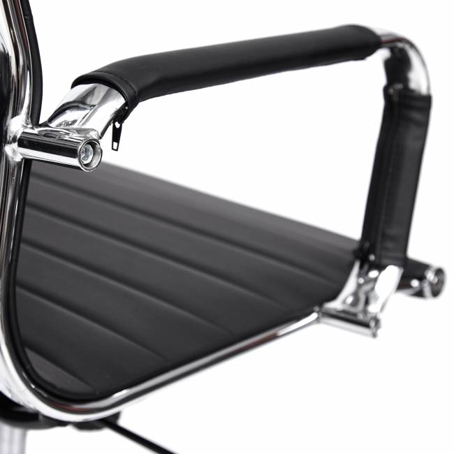 Кресло Урбан-Лоу/Urban-Low кож/зам, черный, 36-6 черный кож/зам