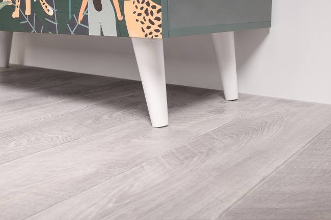 Комод-тумба Либера 16.230.01 цвет пасифай/белый, фасады с рисунком Тропический лес