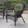 Плетеный комплект для отдыха LV520BG Brown/Green
