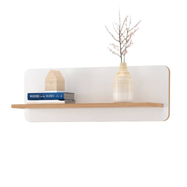 Молодёжная мебельная стенка Вуди № 22 цвет белый премиум/дуб крафт золотой