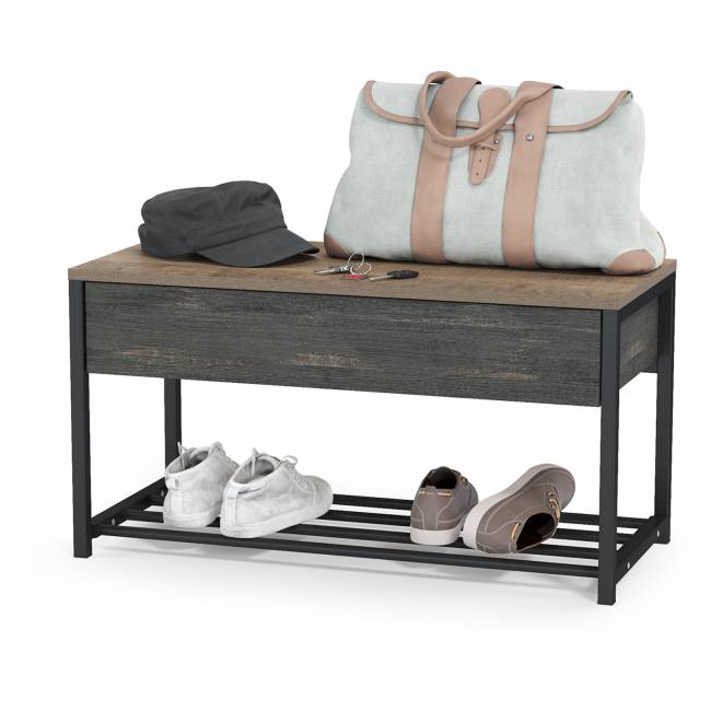 Тумба для обуви Трувор 13.241.03 цвет дуб гранж песочный/интра