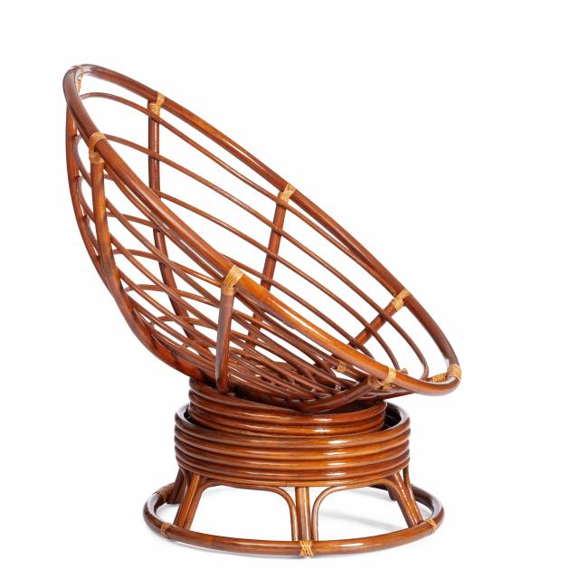 Кресло-качалка Папасан/Papasan (W 23/01 B) /без подушки/ 115х78х104см, пекан орех Pecan (орех)