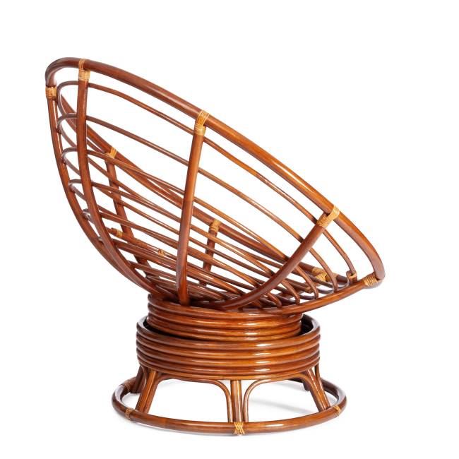 Кресло-качалка Папасан/Papasan (W 23/01 B) /без подушки/ 115х78х104см, пекан орех Pecan (орех)