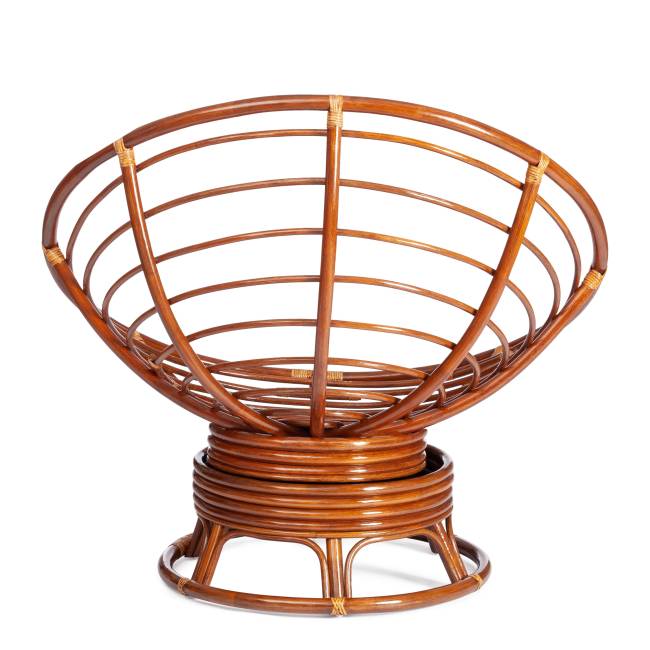 Кресло-качалка Папасан/Papasan (W 23/01 B) /без подушки/ 115х78х104см, пекан орех Pecan (орех)