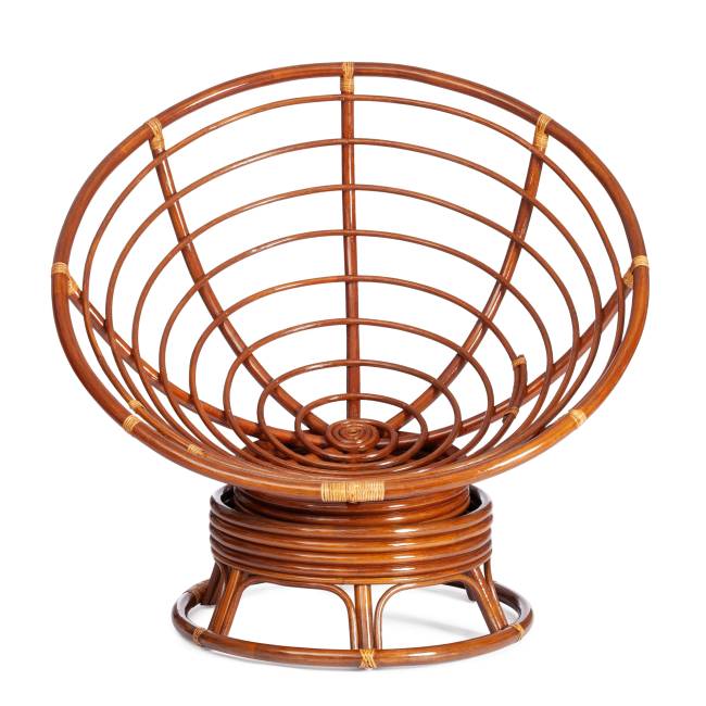Кресло-качалка Папасан/Papasan (W 23/01 B) /без подушки/ 115х78х104см, пекан орех Pecan (орех)