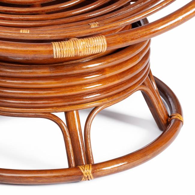 Кресло-качалка Папасан/Papasan (W 23/01 B) /без подушки/ 115х78х104см, пекан орех Pecan (орех)