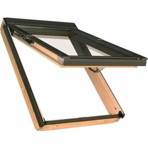 Мансардное окно FAKRO FPP-V U3 PreSelect Lux, однокамерный морозостойкий, дерево 78х98