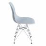 Стул Синди Айрон Чаир Имс/Cindy Iron Chair Eames (мод.002) металл, пластик, 51х46х82,5, серый (Комплект из 4 шт.) серый металл, пластик