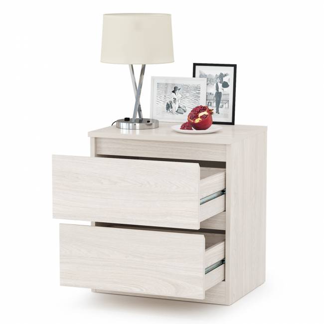 Тумба прикроватная Ника 16.02 цвет ясень анкор светлый