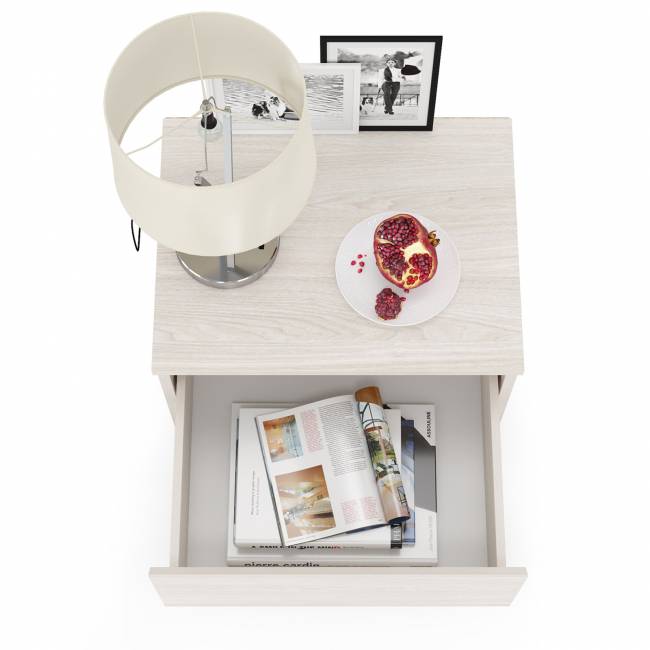 Тумба прикроватная Ника 16.02 цвет ясень анкор светлый