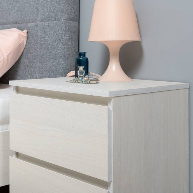 Тумба прикроватная Ника 16.02 цвет ясень анкор светлый