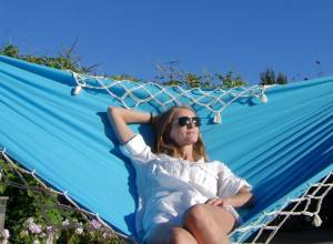 Гамак TANGO одноместный голубой