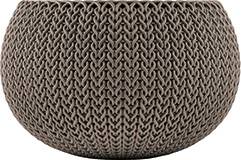 Кашпо Cozies S подвесное коричневый