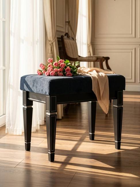 Банкетка Васко В 97Н венге/серебро