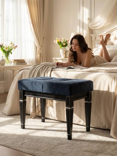 Банкетка Васко В 97Н венге/серебро