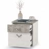 Тумба прикроватная Амели Моби 13.78 цвет шёлковый камень/бетон чикаго беж