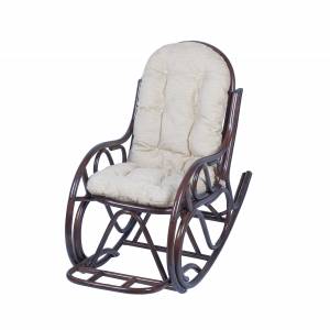 Кресло-качалка с подножкой (Браун)