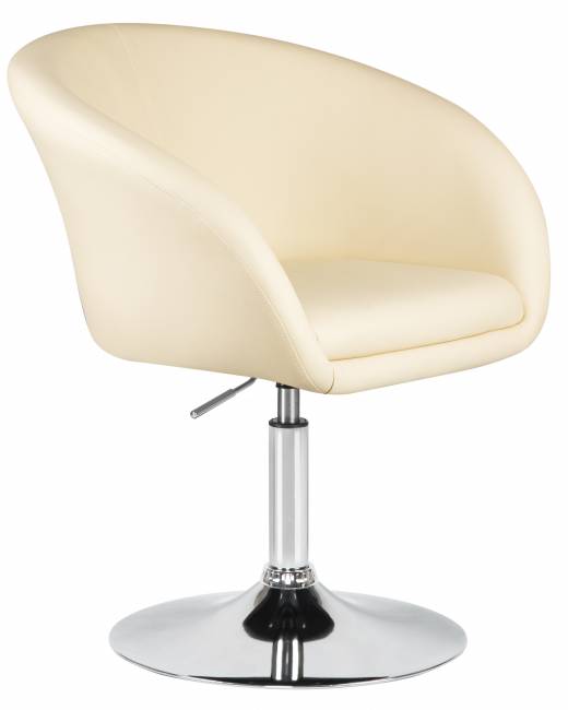 Кресло дизайнерское DOBRIN EDISON, кремовый