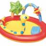 Игровой бассейн 192х150х88см с разбрызгивателем и кольцами, 160л