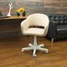 Кресло Бабби белый / бежевый