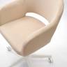 Кресло Бабби белый / бежевый