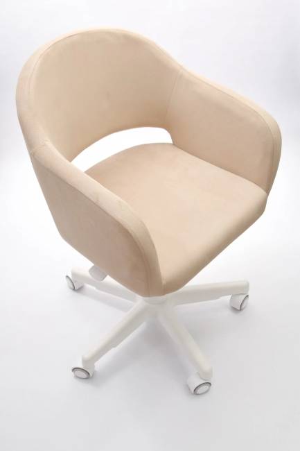 Кресло Бабби белый / бежевый