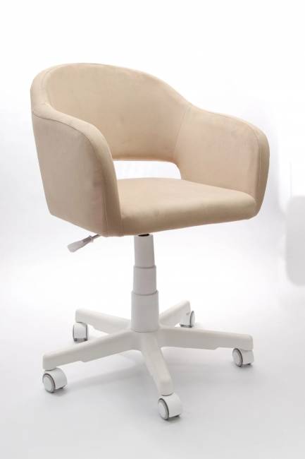 Кресло Бабби белый / бежевый