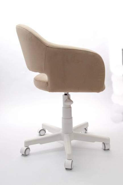 Кресло Бабби белый / бежевый