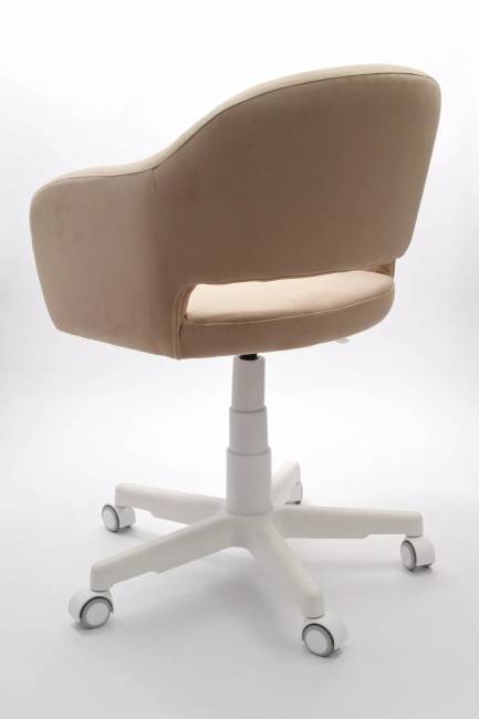 Кресло Бабби белый / бежевый