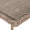 "Латте" плетеный стол из искусственного ротанга 160х90см, цвет бежевый