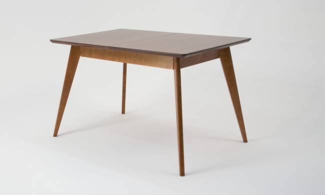 Стол Сканди 120 орех со стульями Сашш орех серый ГЛ