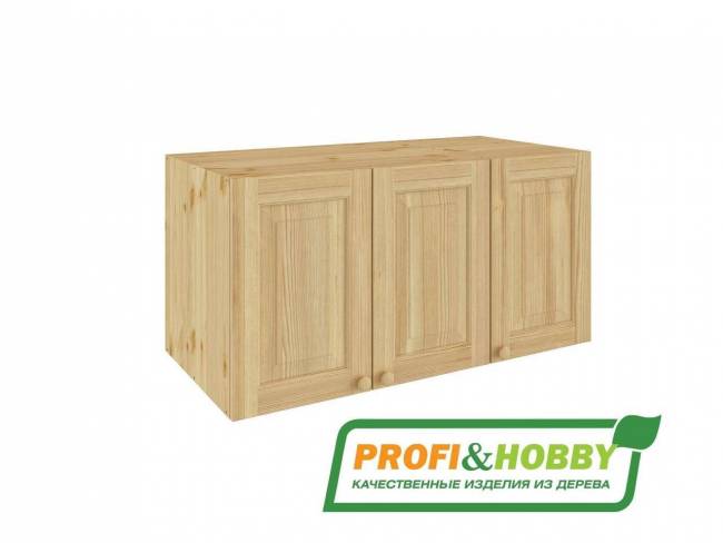 Антресоль на шкаф 1200х560х600 сосна, бесцветный лак