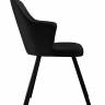 Стул DikLine 345 K21 черный, ножки черные