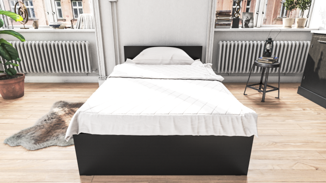 Кровать Стандарт 1200 цвет венге