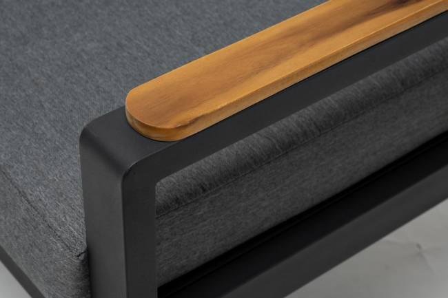 Угловой комплект из алюминия ТОПА с обеденным столом