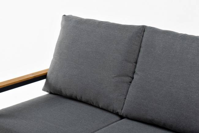 Угловой комплект из алюминия ТОПА с обеденным столом