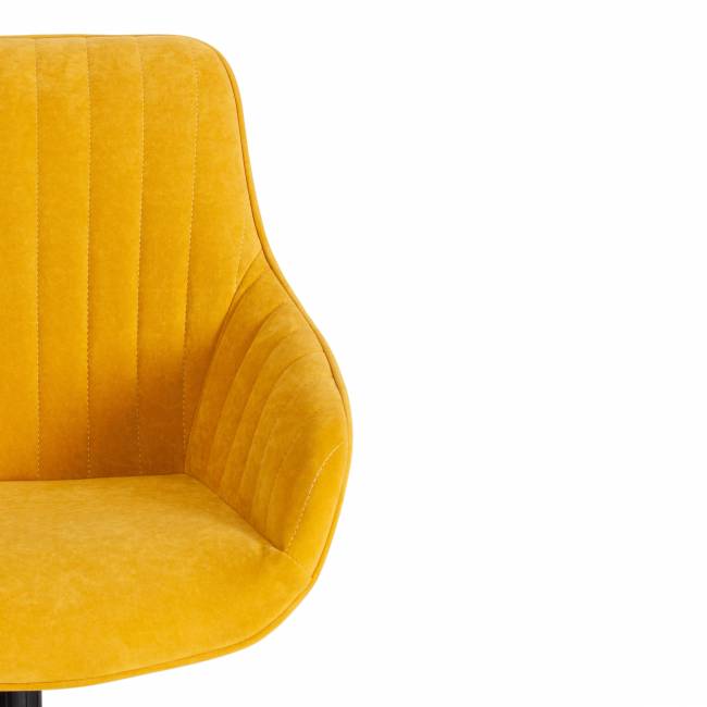 Кресло Дублин/Dublin велюр Clermon, горчичный, 170 горчичный велюр Clermon