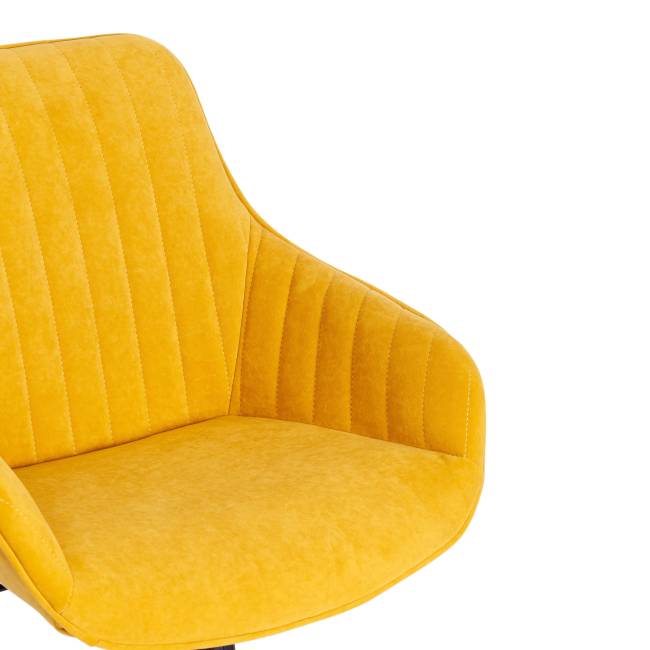 Кресло Дублин/Dublin велюр Clermon, горчичный, 170 горчичный велюр Clermon