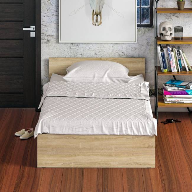 Кровать Стандарт 1200 цвет дуб сонома