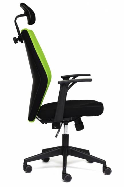 Кресло офисное «Ринус-6» (Rinus-6 green) (Чёрно-зелёная ткань)