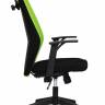Кресло офисное «Ринус-6» (Rinus-6 green) (Чёрно-зелёная ткань)
